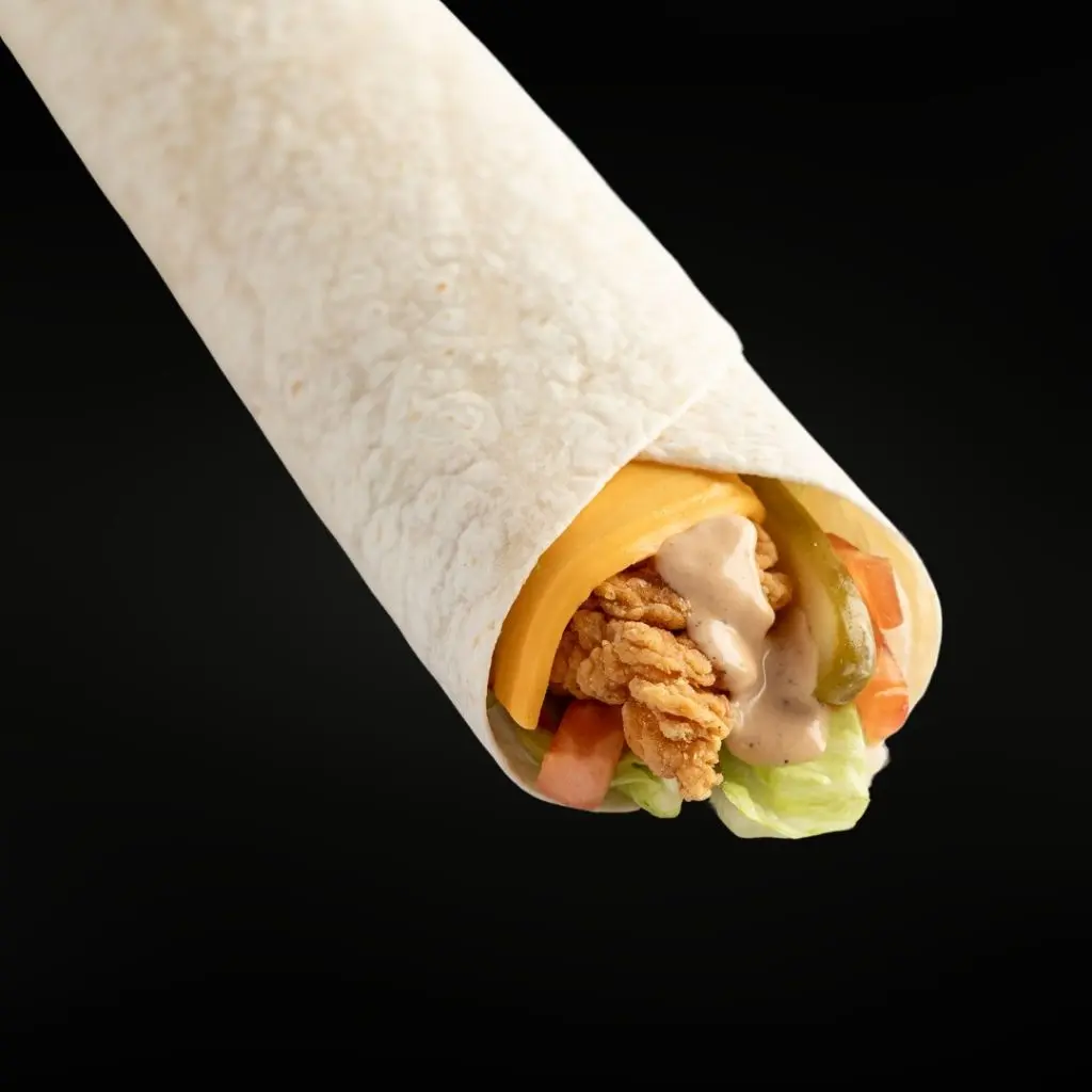 Sweet And Spicy Chicken Strips Wrap